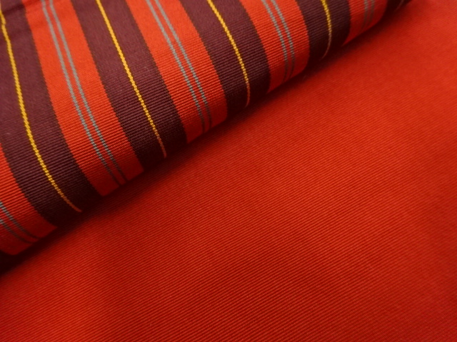  本場筑前博多縞模様織出し半幅帯